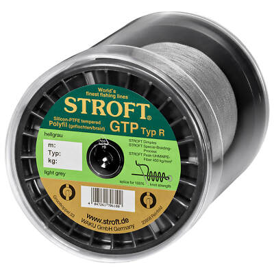 Line Stroft GTP Typ R Woven 1000m Light Grey Fishing Line Leader
