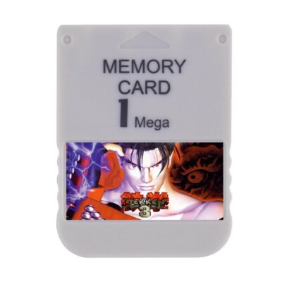 Tekken 3 PS1 PSX PlayStation Memory Card 100% Completed Saves