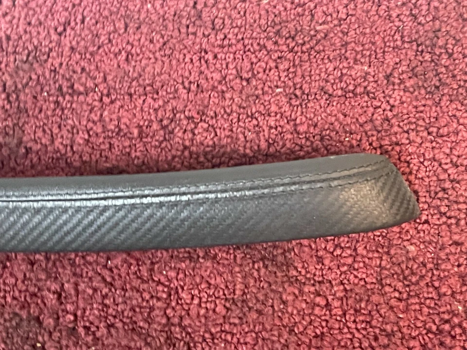 BMW M3 E93 E92 OEM BMW M\ REAR LEFT DRIVER SID PANEL CARBON LEATHER TRIM COVER - Image 2 of 4