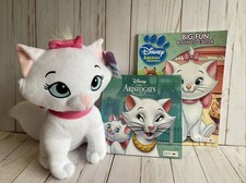 Disney Aristocats Marie Plush  Coloring Book  Hardcover Story Book New Gift
