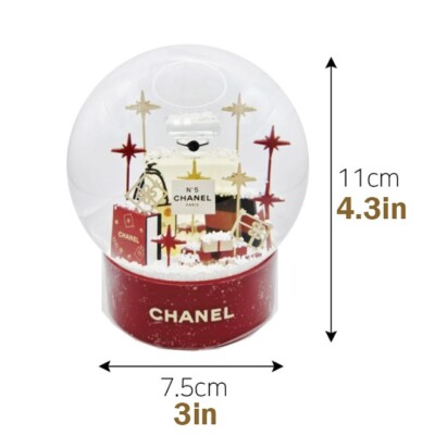 CHANEL 2022 Snow Perfume Globe Ball VIP Christmas Gift Limited