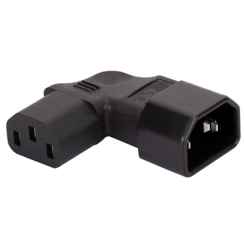 90 Angled Conversion Socket Conversion Plug IEC Connector AC Plug Power Adapter - Picture 14 of 16