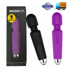 Mini Massager Stick Powerful Handheld Vibrating Neck & Full Body Massage Wand 