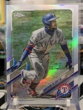 Anderson Tejeda 2021 Topps Chrome Rookie Card Refractor #184 Rangers RC JW 9T