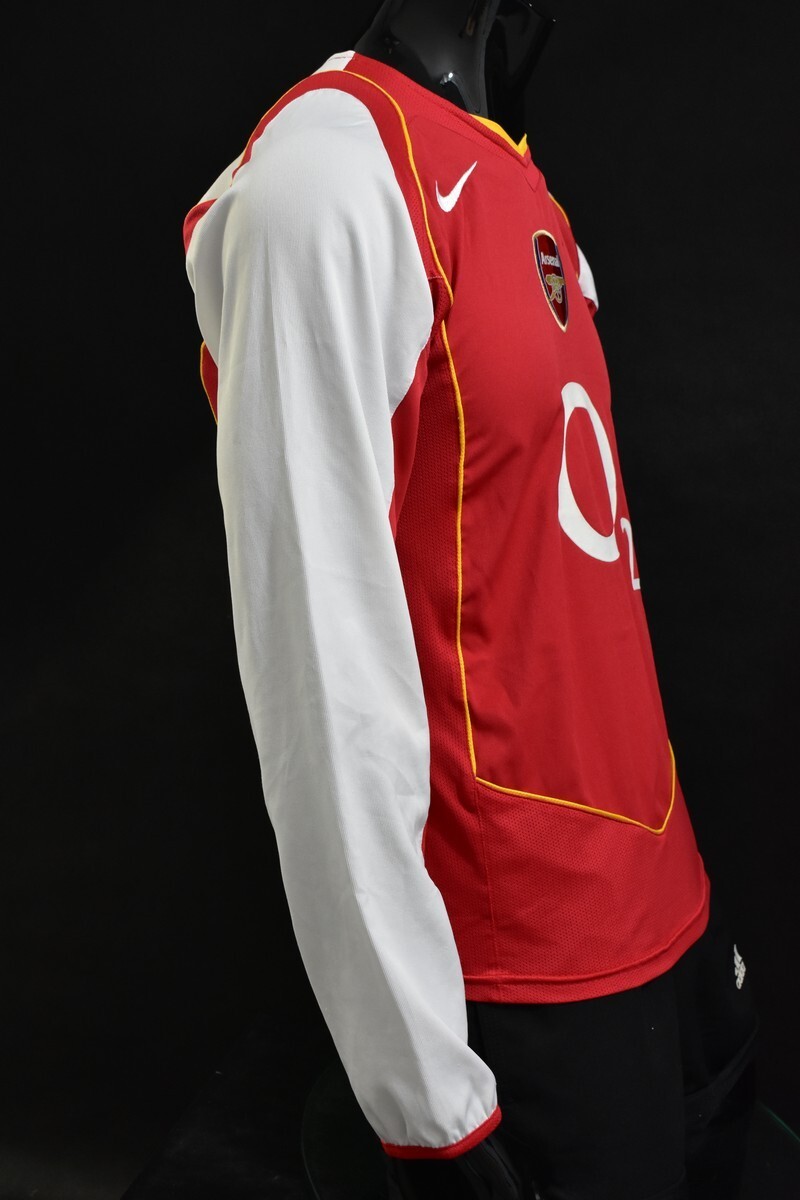 2004-05 Nike Arsenal FC GUNNERS London Home LS Shirt HENRY 14 SIZE