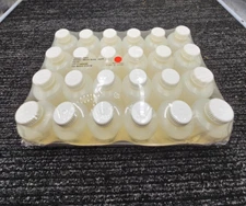 (QTY24)NALGENE 342089-0004 4oz 125mL NARROW-MOUTH STERILE HDPE PACKAGING BOTTLES