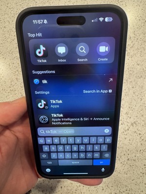 iphone 15 pro max with Tik Tok