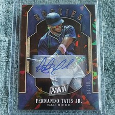 2019 Panini Black Friday Fernando Tatis jr Rookies Auto Cracked Ice 4/10
