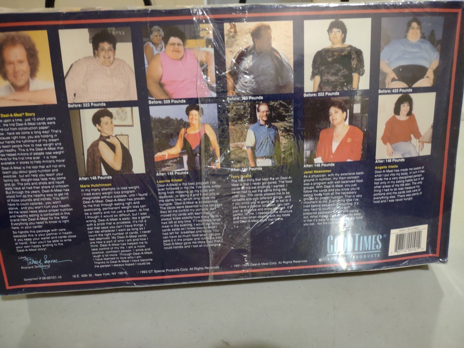 Deal-A-Meal by Richard Simmons 1994 Edition VINTAGE - NEW SEALED ...