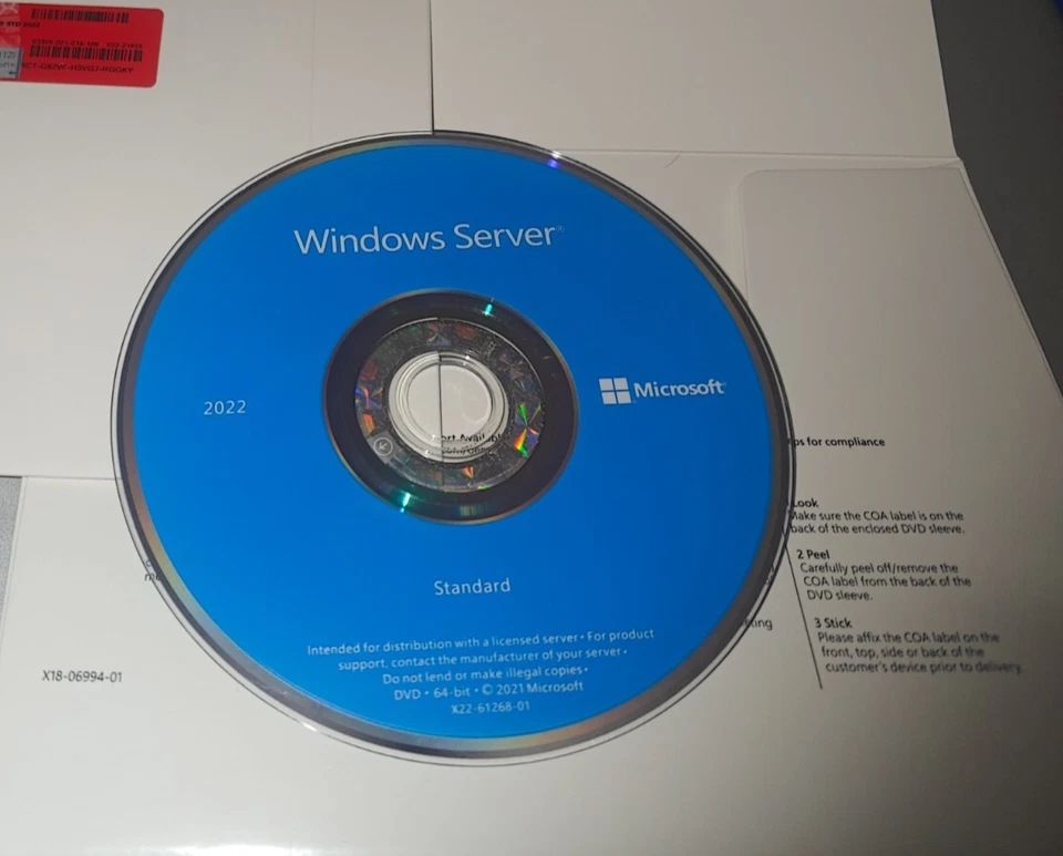 Windows Server 2022 Standard Edition - OEM 16 Core License Pack - Image 3 of 4