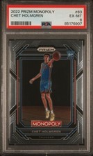 2022 Prizm Monopoly Chet Holmgren RC Rookie Thunder #63 PSA 6