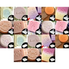 Handmade Valentines Day Soaps Stamp Block DIY Acrylic Embossing Stamp