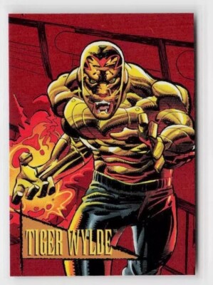 1993 SkyBox Marvel Universe #9 Tiger Wylde Red Foil 2099