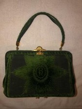Roberta Di Camerino Green Women's Italian Vintage Handbag B8