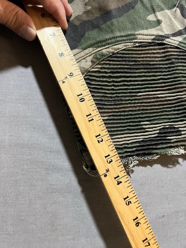 Smoke Rise Skinny Shorts Mens 38 Camo Camouflage Utility Lounge Military - Picture 9 of 10