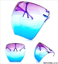 Motorcycle Biker Riding Face Shield SUN GLASSES Protective Eyewear Anti Fog Lens