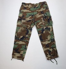 Vtg Y2K 2000 US Military Issue Mens XLT Faded Woodland Camouflage Cargo Pants