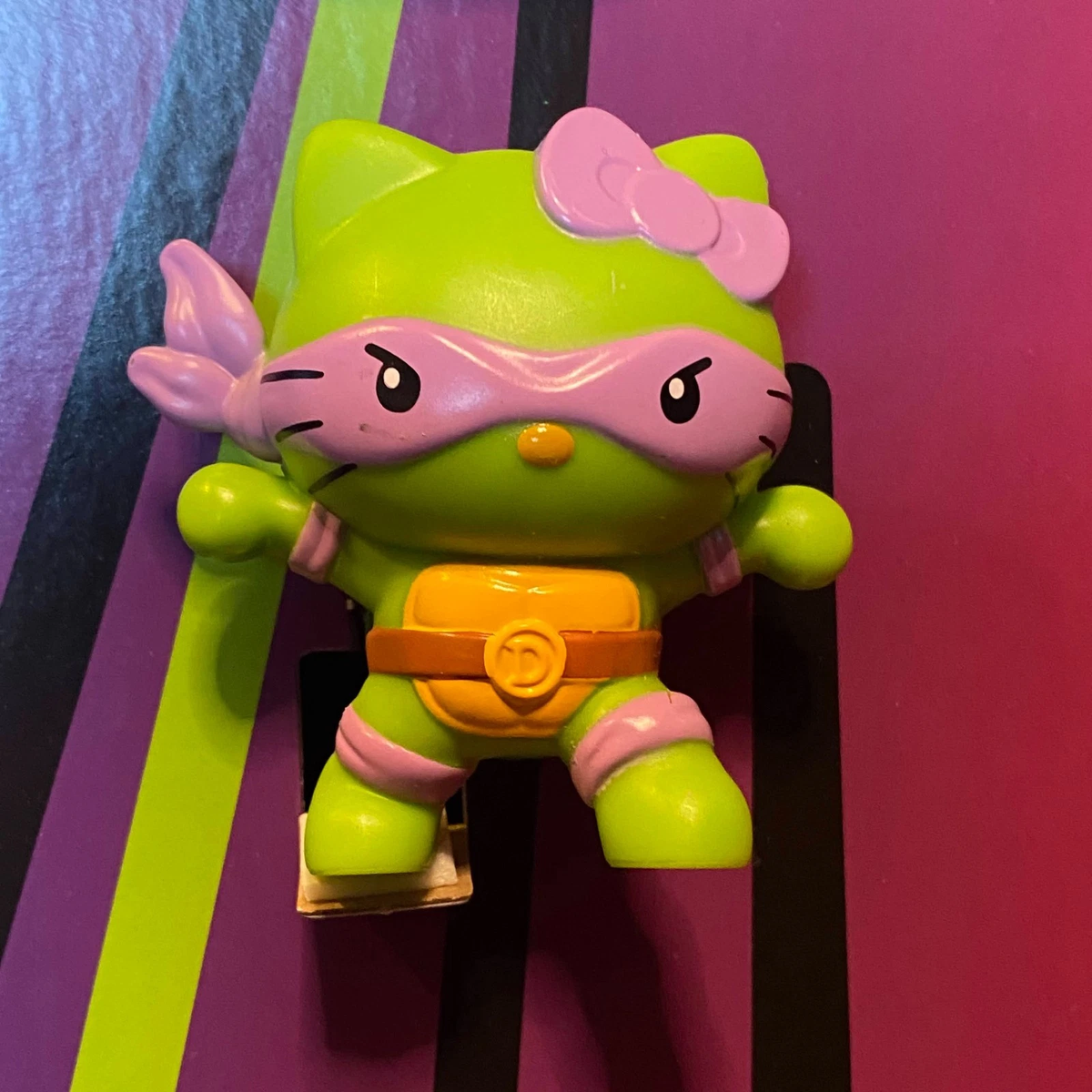 1-Set (12PCS) 2025 Teenage Mutant Ninja Turtles Hello Kitty Happy