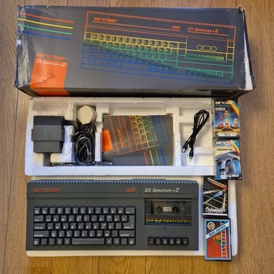 Sinclair ZX Spectrum Plus +2 Refurbished Computer 128K Boxed Vintage getestet