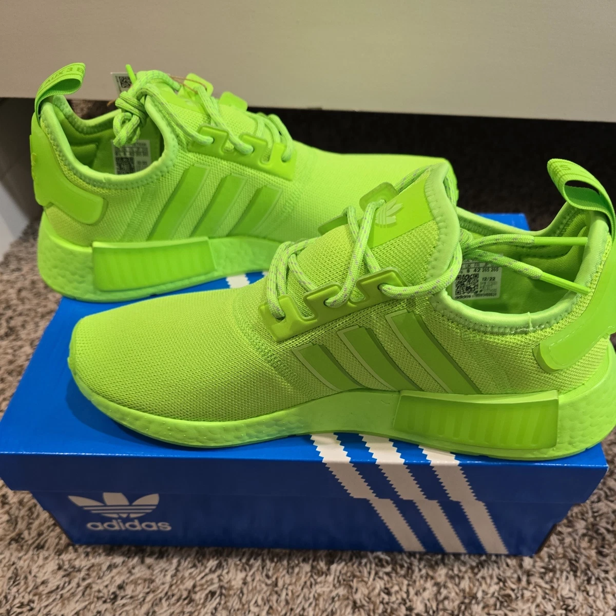adidas gazelle silver green womens Moncler x Adidas Unisex NMD Runner Dark Green High Top Sneakers