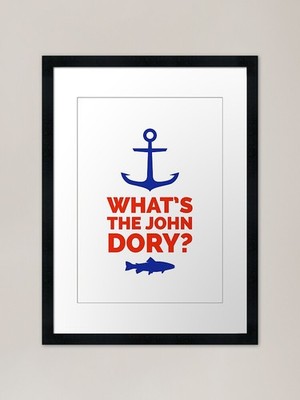 What is the John Dory Australian Au gerahmtes Wandbild Poster Leinwanddruck Bild