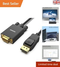 High Performance 1.8M DisplayPort to VGA Cable - 18-  for Assurance