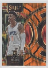 2023-24 Panini Select Premier Level Orange Flash Prizm Jordan Miller #116 18n9