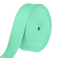 Baumwollband 2 Zoll 15 3 Yard Polyester Baumwollband Riemen HellgrüN