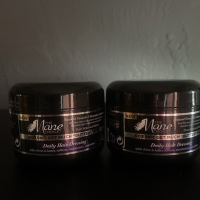 The Mane Choice Doesn't Get Much ''BUTTER'' Than This Daily Hairdressing. Lot of 2