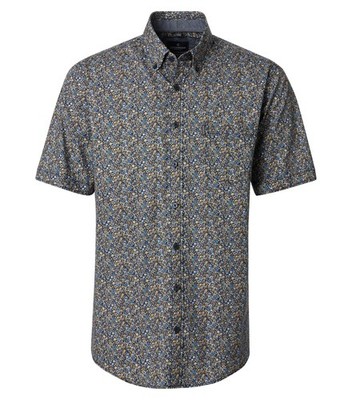 CASAMODA Geknöpftes Hemd Print Casual Fit