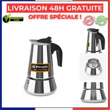 Orbegozo KFI 460 Cafetière Italienne 4 Tasses 300 ml Acier Inoxydable