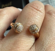 PIAGET Possession Open Ring, Diamond #54,  18K  Women's