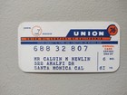 Vintage 1961 Union 76 Gas Card — photo 1
