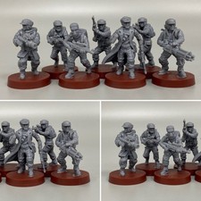 7 REBEL TROOPERS STAR WARS LEGION EXPANSION REBELLION REBELS MINIATURES