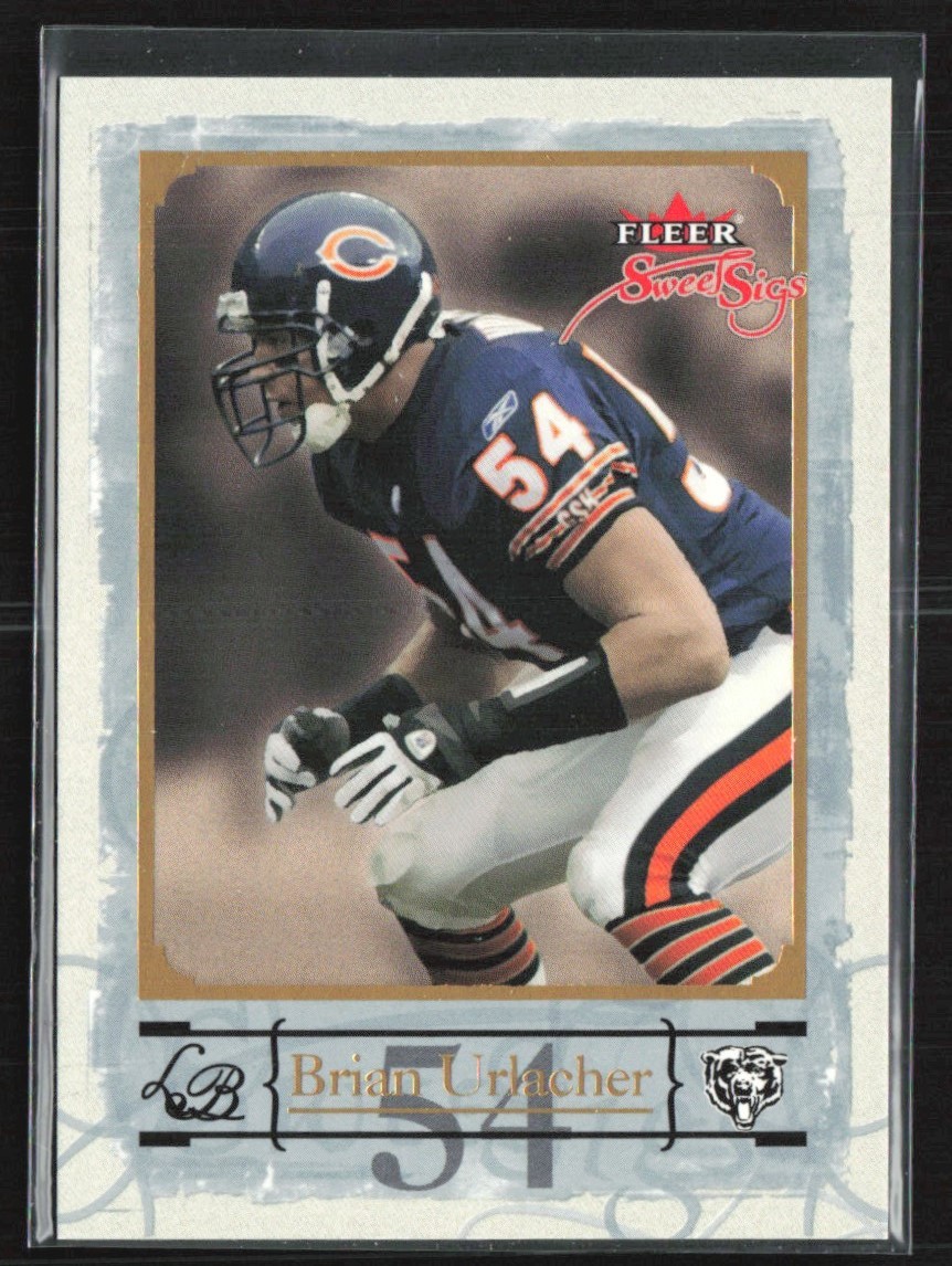 Brian Urlacher 2004 Fleer Sweet Sigs Gold /99 #55 Chicago Bears