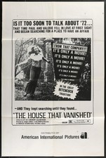 The House That Vanished (1973) Original Movie Poster Folded 27x41