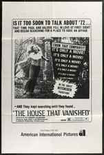 The House That Vanished (1973) Original Movie Poster Folded 27x41
