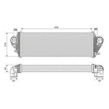 Ladeluftkühler VALEO 822903 für Jeep Grand Cherokee IV