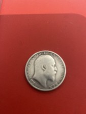 1907 Edward VII British One Shilling Coin (Edward VII Era 1902-1910)