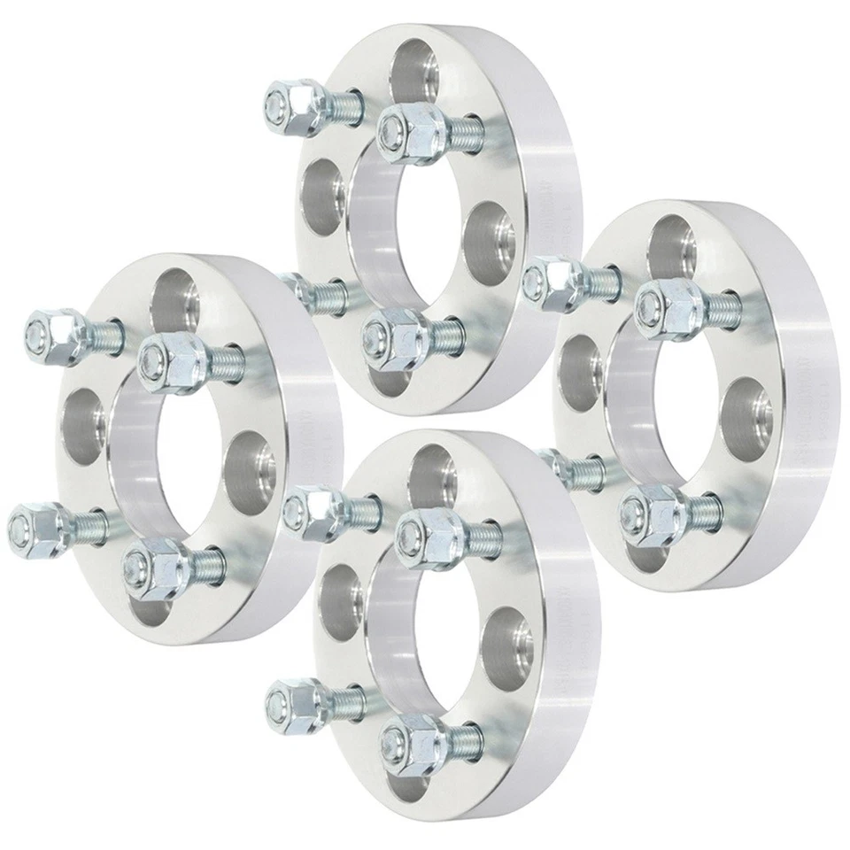 4Pcs 1" 4x100 Wheel Spacers 12x1.5 For Chevrolet Aveo 2004 2005 2006 2007-2024 - Image 4 of 4