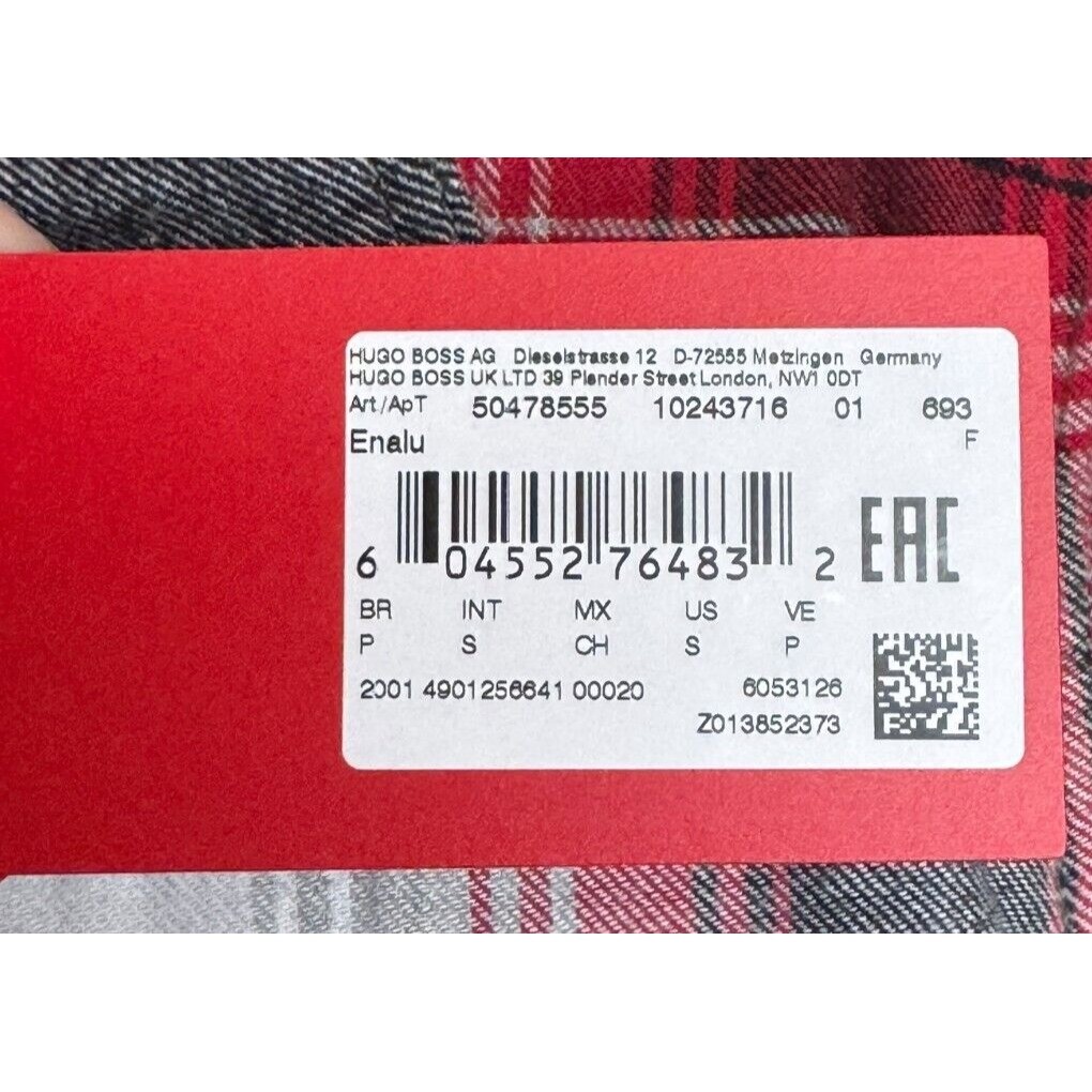 Hugo Boss Men's Shirt Shacket Check Plaid Primaloft Lined Check Plaid Small NWT thumbnail 3