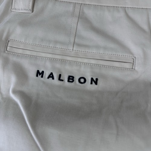 Malbon Spodnie golfowe Core Plisowane spodnie Kolor Kremowy Rozmiar 34 - Zdjęcie 9 z 9