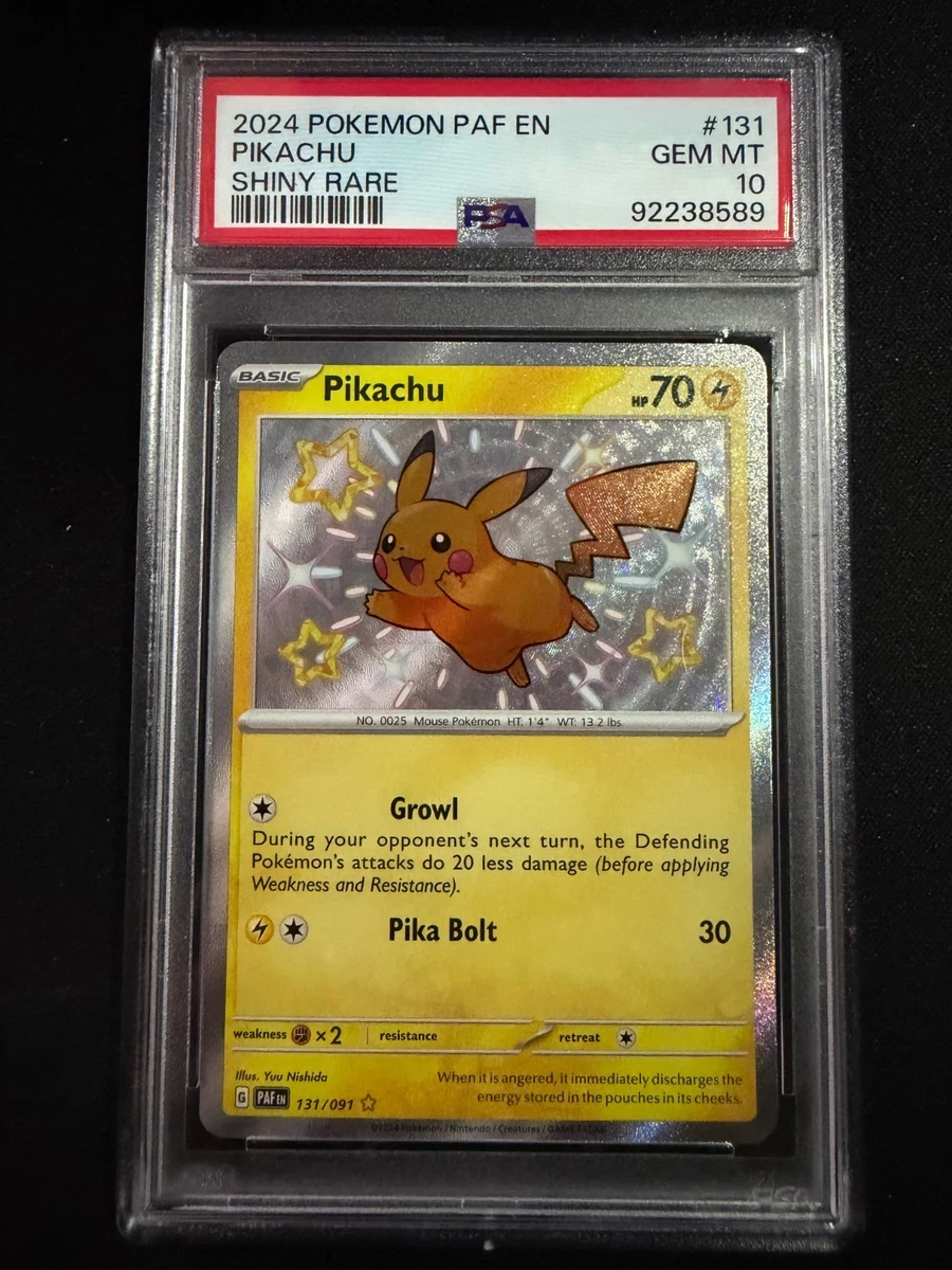 Pikachu Pokémon TCG Professional Sports Authenticator (PSA) Grade