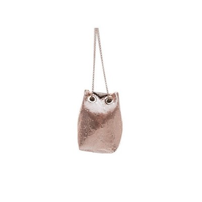 Kate Spade Evening Belle Night Owl Rose Gold Metallic Shoulder Bag Novelty