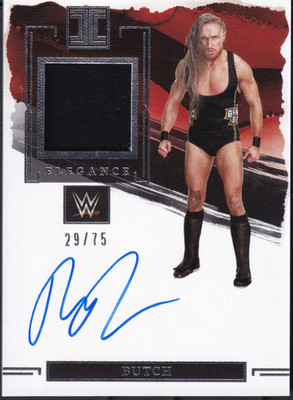 Butch / Pete Dunne | On-Card Auto | Worn/Used Elegance | Silver /75 | WWE 2023