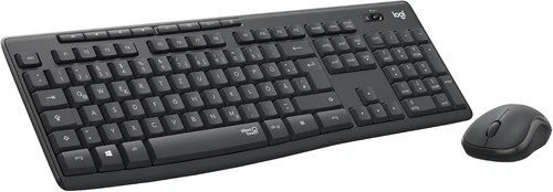 Logitech MK295 kabelloses Tastatur-Maus-Set mit SilentTouch-Technologie, Shortcu
