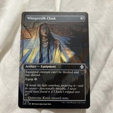 Whispersilk Cloak Borderless - LCC - Mtg Card #23M