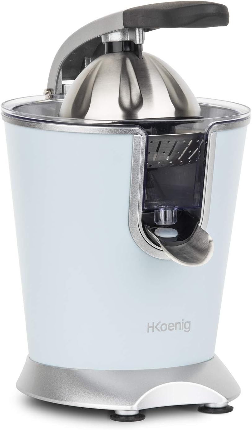 Presse-agrumes en acier inoxydable H.Koenig AGR86 avec levier ergonomique