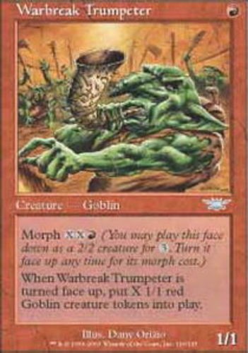 Warbreak Trumpeter ~ Lightly Played Legions MTG Magic UltimateMTG Red Card