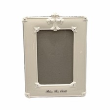 Russ White  Bless This Child  Porcelain Picture Frame   Baptism   Gift